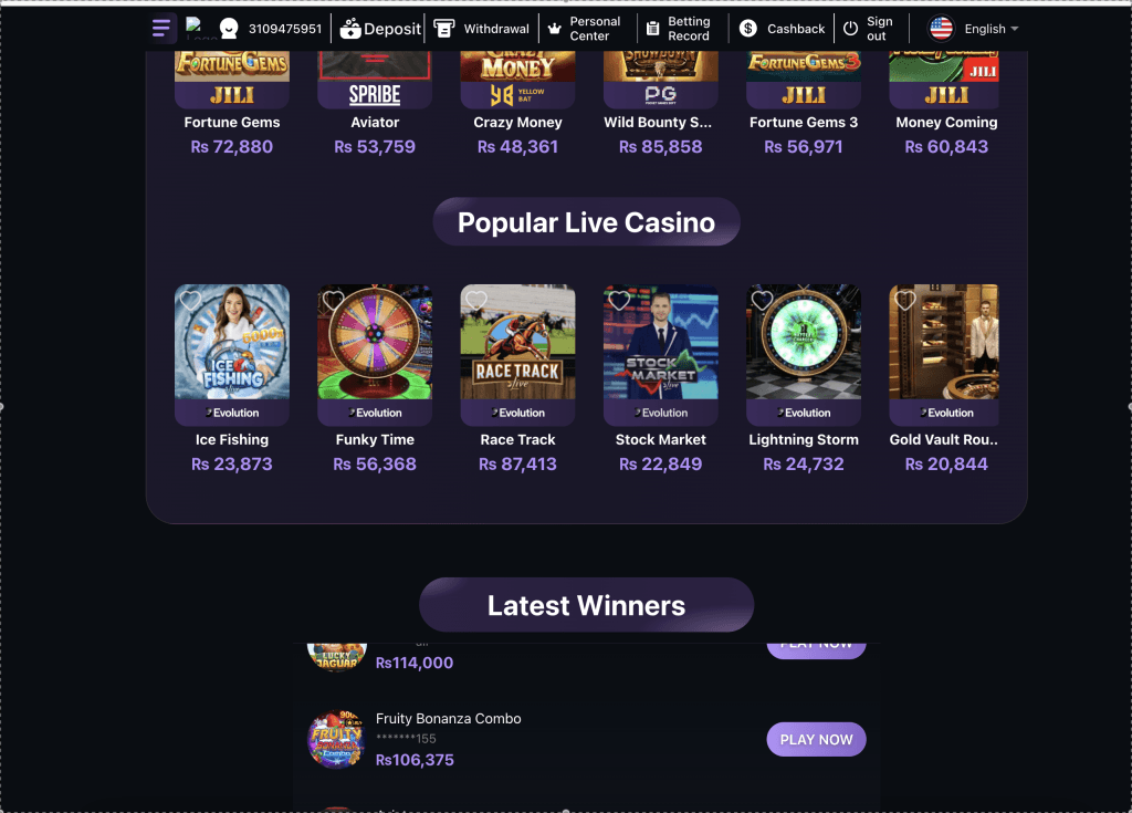PkrSpin APK 2026: Aviator, JILI Slots & JazzCash Withdrawal Test screenshot 1