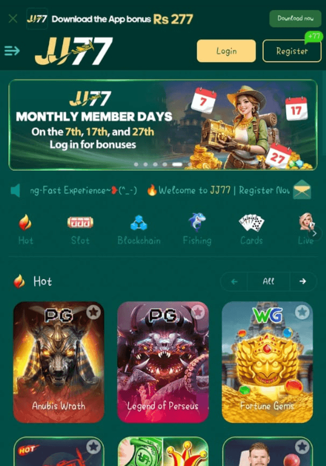 JJ 77 Game – Complete Guide, Features, Gameplay, Bonuses & Winning Tips